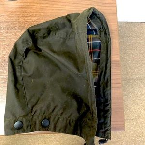 Barbour jacket hood